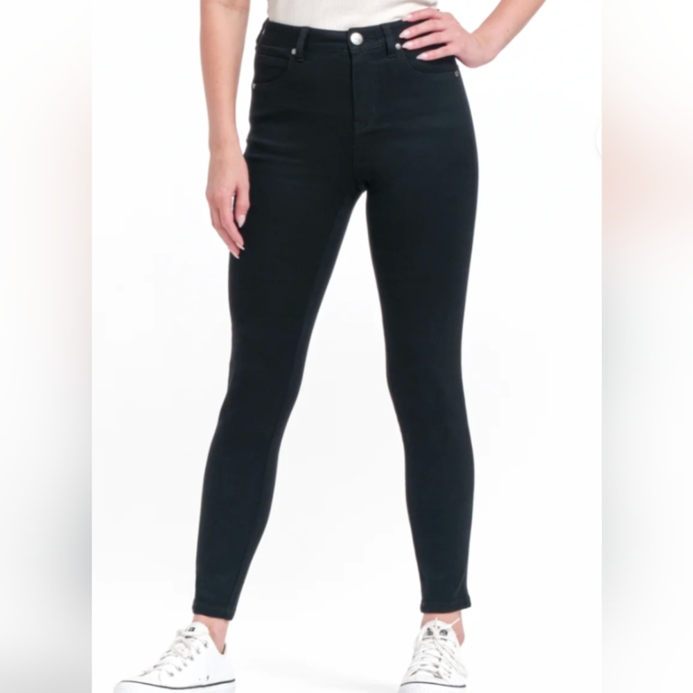 1822 Denim | Gia Butter Ankle Skinny in Black